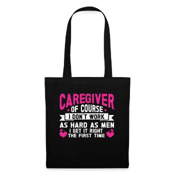 Caregiver Gift Nurse - Tote Bag - black - Front