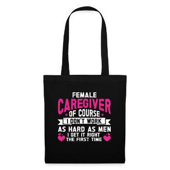 Caregiver Gift Nurse - Tote Bag - black - Front