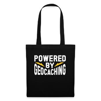 Cadeau Geocaching Geocacher Geocache - Sac en tissu - noir - Devant