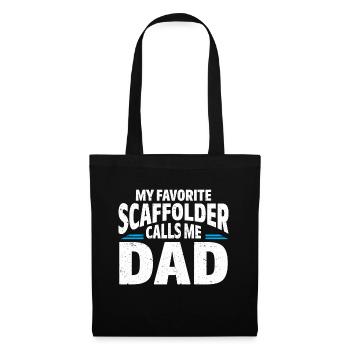 Échafaudage Cadeau Artisan Travail Échafaudage - Sac en tissu - noir - Devant