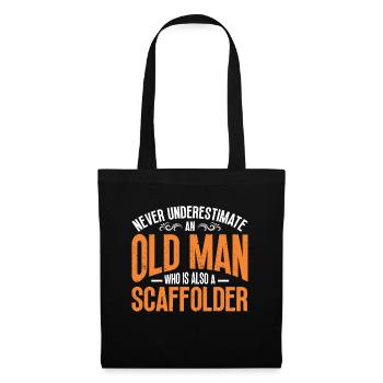 Échafaudage Cadeau Artisan Travail Échafaudage - Sac en tissu - noir - Devant