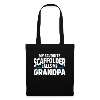 Échafaudage Cadeau Artisan Travail Échafaudage - Sac en tissu - noir - Devant
