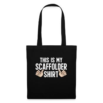 Échafaudage Cadeau Artisan Travail Échafaudage - Sac en tissu - noir - Devant