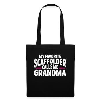 Échafaudage Cadeau Artisan Travail Échafaudage - Sac en tissu - noir - Devant