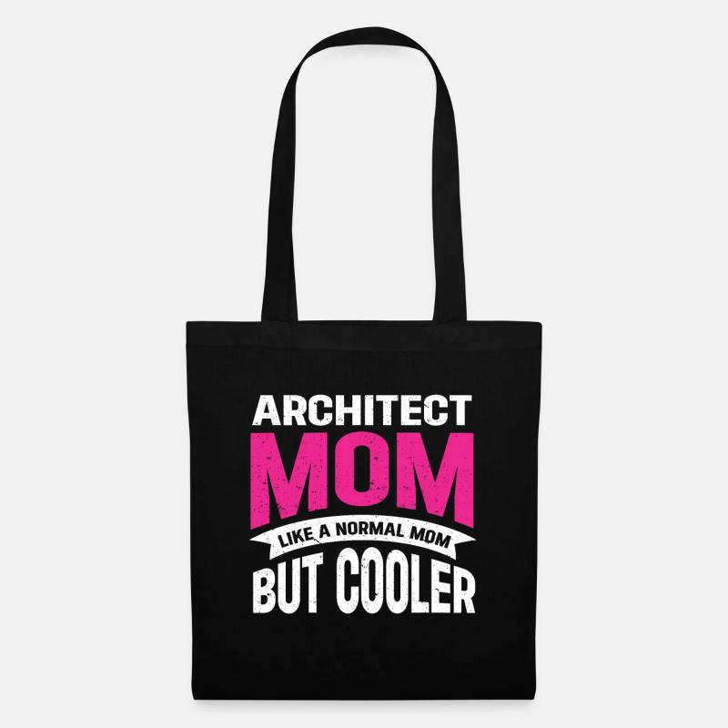 Cadeau d’architecte, amoureux de l’architecture - Sac en tissu - noir