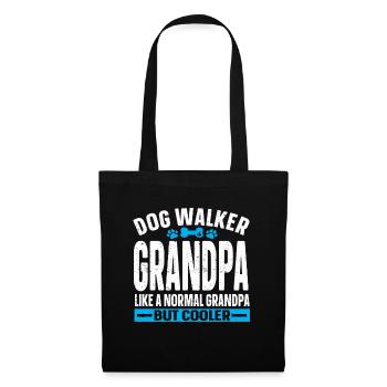 Cadeau de dog sitter, gardien de chien professionnel - Sac en tissu - noir - Devant