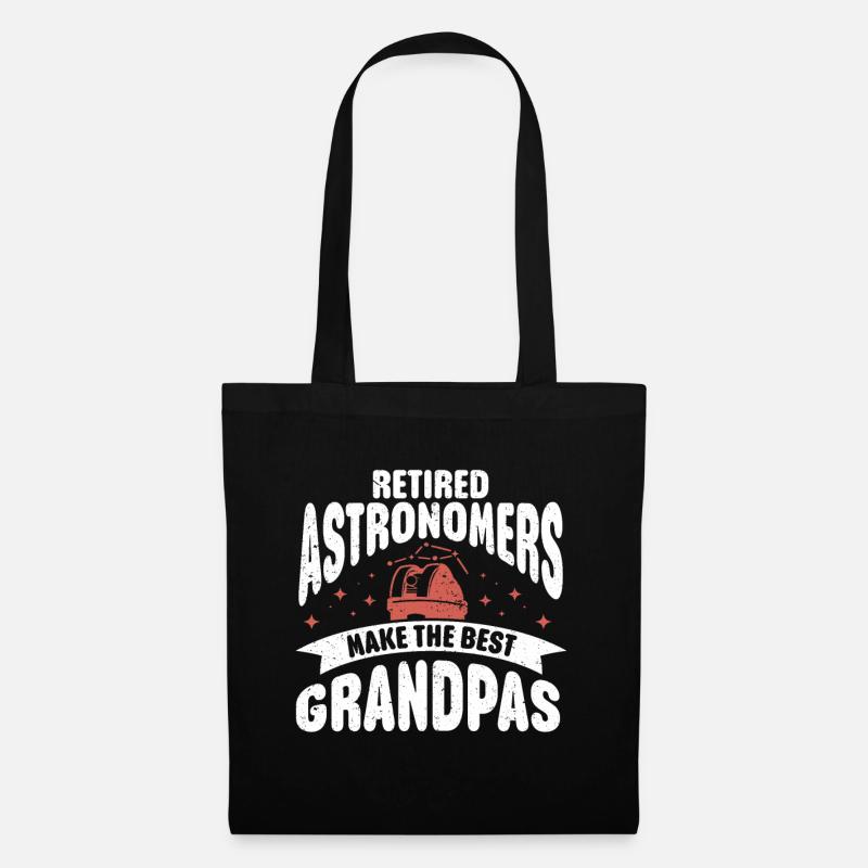 Astronom Geschenk Astrologie Teleskop Astronomie - Stoffbeutel - Schwarz