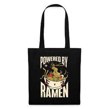 Ramen Geschenk Japanische Nudelsuppe Ramen - Stoffbeutel - Schwarz - Vorne