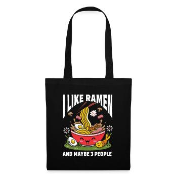 Ramen Gift Japanese noodle soup Ramen - Tote Bag - black - Front