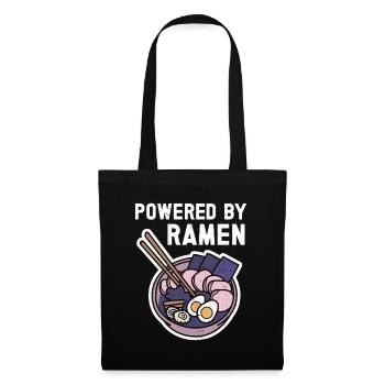 Ramen Geschenk Japanische Nudelsuppe Ramen - Stoffbeutel - Schwarz - Vorne