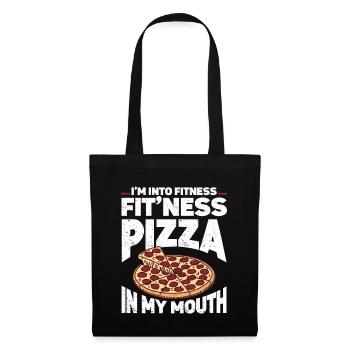 Pizza Italy Food Pizza Makers - Sac en tissu - noir - Devant