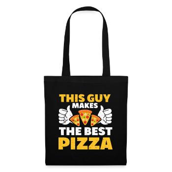 Pizza Italy Food Pizza Makers - Sac en tissu - noir - Devant