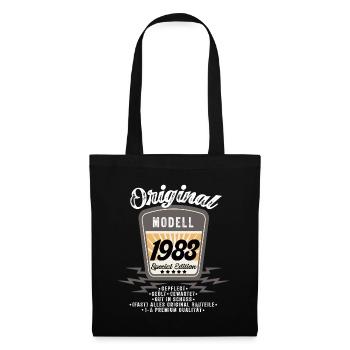 Modell 1983 - Stoffbeutel - Schwarz - Vorne