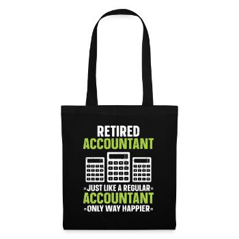 Pension Accountant Cpa Accounting Accountant - Tote Bag - black - Front