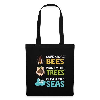 Earth Day Climate Change Environmentalists - Tote Bag - black - Front