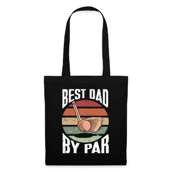 Golf Geschenk Für Golfer - Stoffbeutel - Schwarz - Vorne