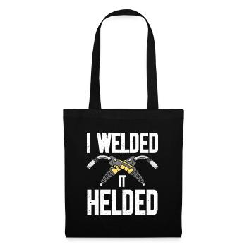 Welder Gift Profession Saying Welder - Tote Bag - black - Front