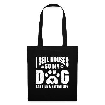 Agents immobiliers Agents immobiliers - Sac en tissu - noir - Devant