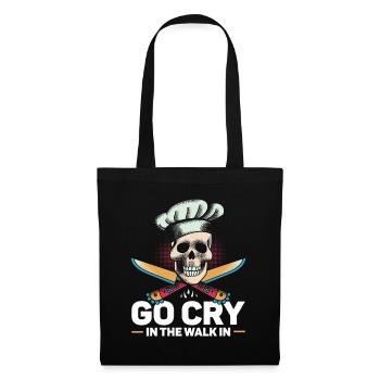 Drôle Chef cadeau dire Chef - Sac en tissu - noir - Devant
