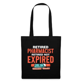 Apotheker Geschenk Apotheke - Stoffbeutel - Schwarz - Vorne