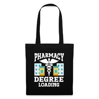 Apotheker Geschenk Apotheke - Stoffbeutel - Schwarz - Vorne