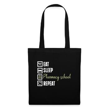 Apotheker Geschenk Apotheke - Stoffbeutel - Schwarz - Vorne