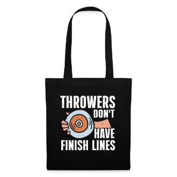 Lanceur de disque Athlétisme Lancer du disque - Sac en tissu - noir - Devant