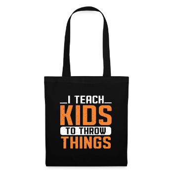 Lanceur de disque Athlétisme Lancer du disque - Sac en tissu - noir - Devant