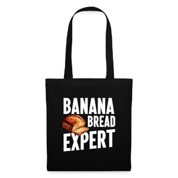 Banana Bread Baking Expert Bakery Baker - Tote Bag - black - Front
