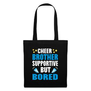 Cheerleader Cheerleading Cheer Brother - Tote Bag - black - Front