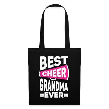 Cheerleader Cheerleading Cheer Granny - Tote Bag - black - Front