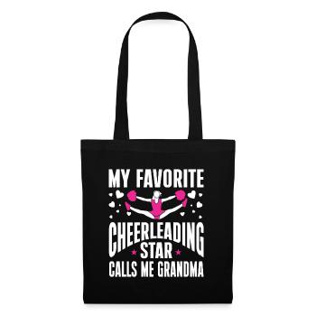 Cheerleader Cheerleading Cheer Granny - Tote Bag - black - Front