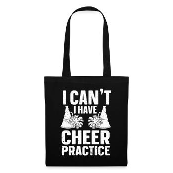 Cheerleader Cheerleading Cheer - Tote Bag - black - Front