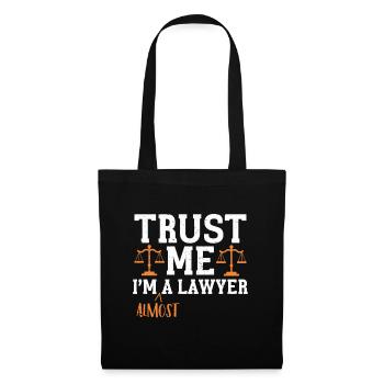 Avocat cadeau faculté de droit étudiant humour avocat - Sac en tissu - noir - Devant