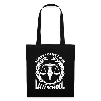 Avocat cadeau faculté de droit étudiant humour avocat - Sac en tissu - noir - Devant