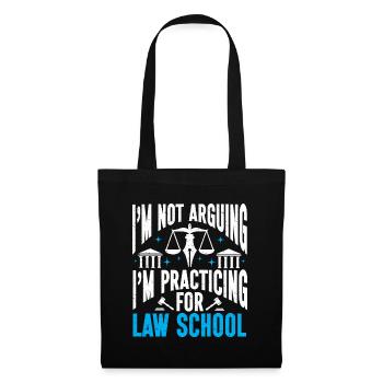 Avocat cadeau faculté de droit étudiant humour avocat - Sac en tissu - noir - Devant