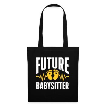 Nanny Daycare Babysitter - Tote Bag - black - Front