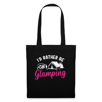 Camping Cadeau Campfire Nature Camper - Sac en tissu - noir - Devant