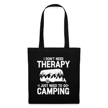 Camping Cadeau Campfire Nature Camper - Sac en tissu - noir - Devant