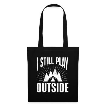 Camping Cadeau Campfire Nature Camper - Sac en tissu - noir - Devant