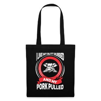 BBQ Pulled Pork Schwein Grill - Tote Bag - black - Front