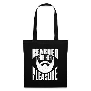 Beard Saying, Bearded Father, Husband Gift, Beard - Tote Bag - black - Front