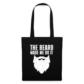 Beard Saying, Bearded Father, Husband Gift, Beard - Tote Bag - black - Front