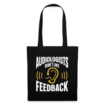 Audiology Audiologists - Tote Bag - black - Front