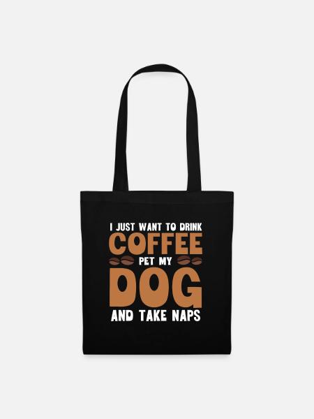 Barista Kaffee - Stoffbeutel - Schwarz