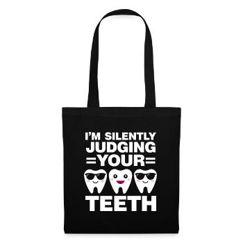 Dentist Student Degree Teeth Dentistry - Tote Bag - black - Front