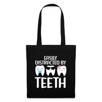 Dentist Student Degree Teeth Dentistry - Tote Bag - black - Front