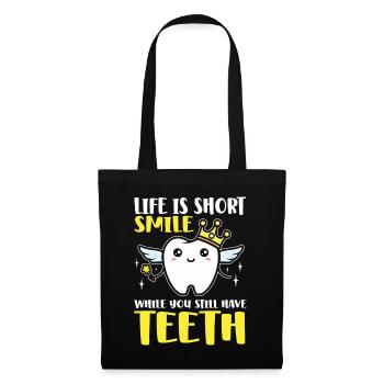 Dentist Student Degree Teeth Dentistry - Tote Bag - black - Front