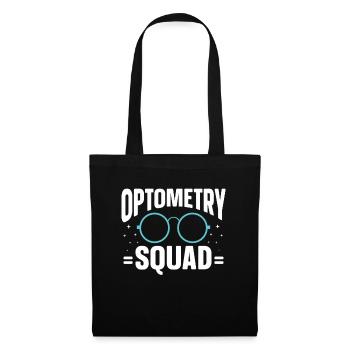 Optometrist Optiker Optometrie - Stoffbeutel - Schwarz - Vorne