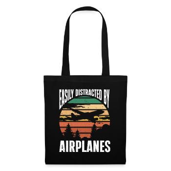 Pilot Quote Flight Lover Aircraft Aviation - Tote Bag - black - Front